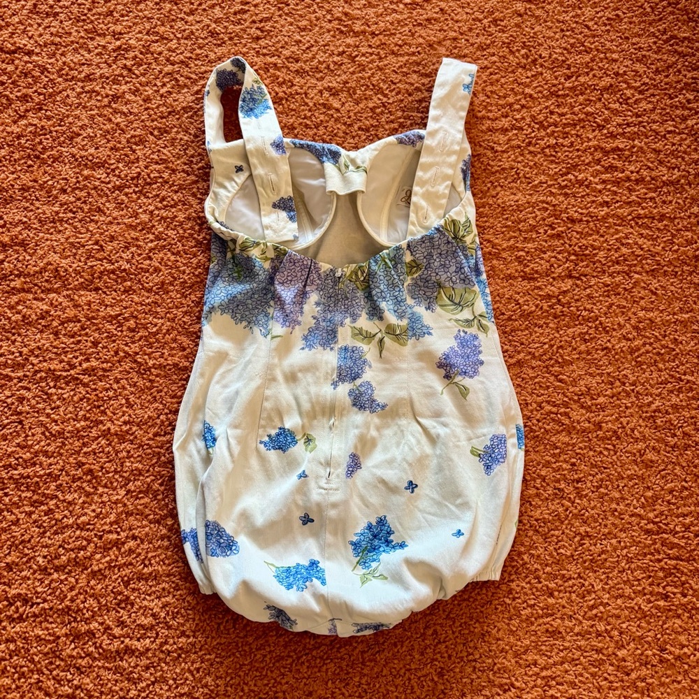 Vintage Jantzen floral retro 1960s One-Piece Swimsuit - Picture 4 of 9